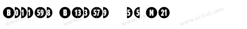 Bullets Bannertype N字体转换